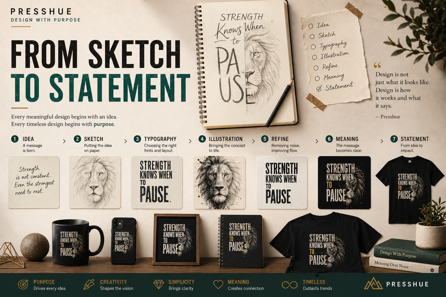 From Sketch to Statement | How an Idea Becomes a Meaningful Design