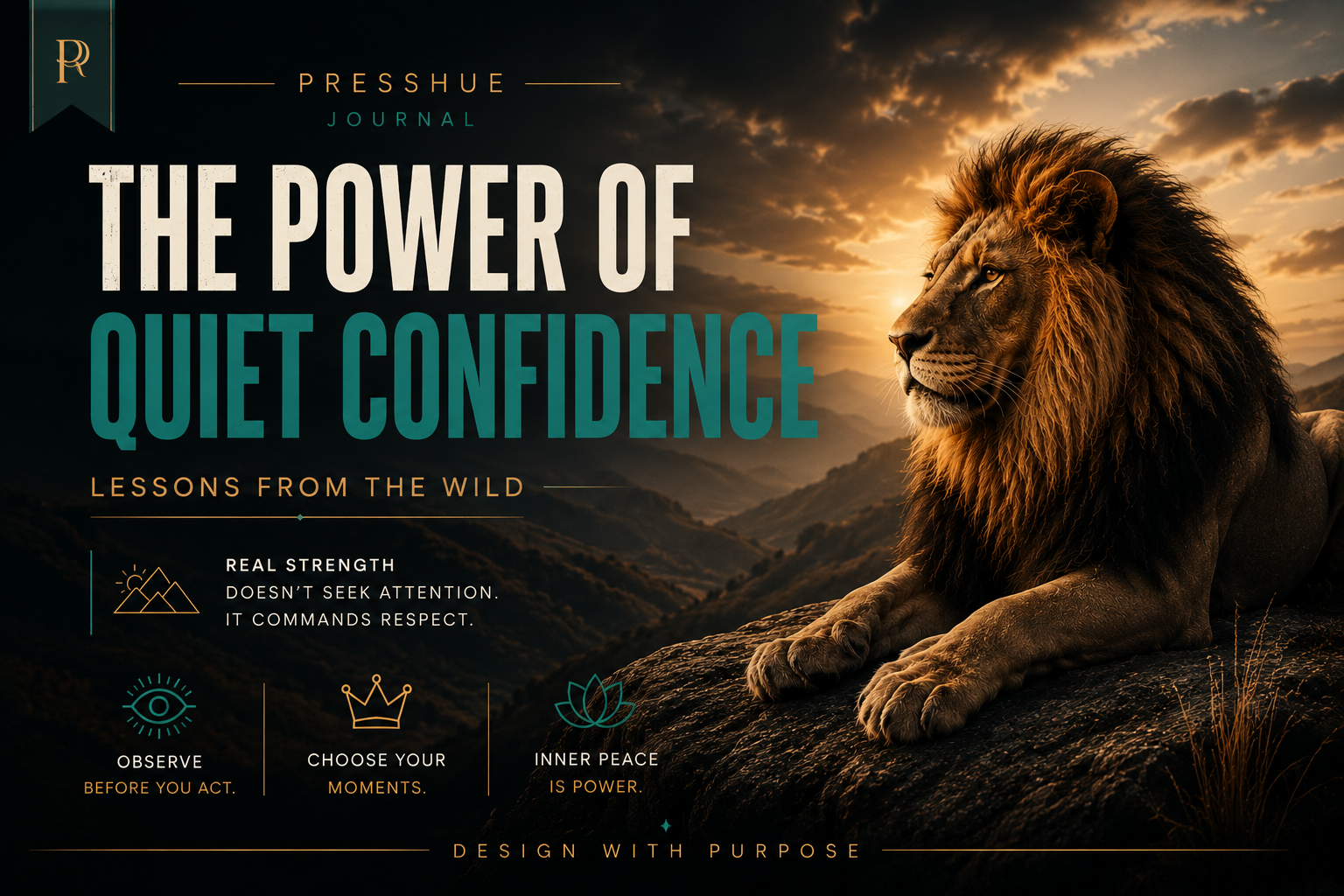 The Power of Quiet Confidence | Lessons from the Wild | Presshue Journal