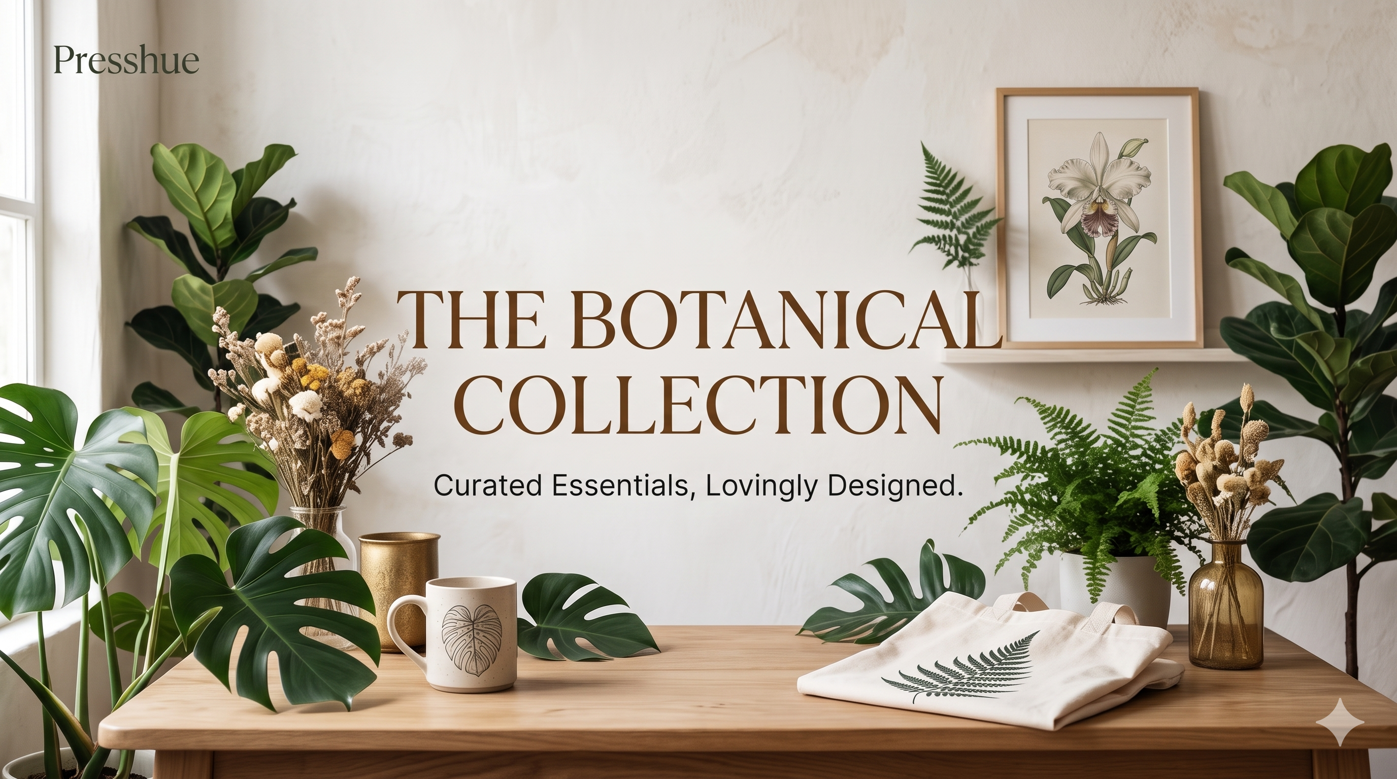 Botanical Word Art