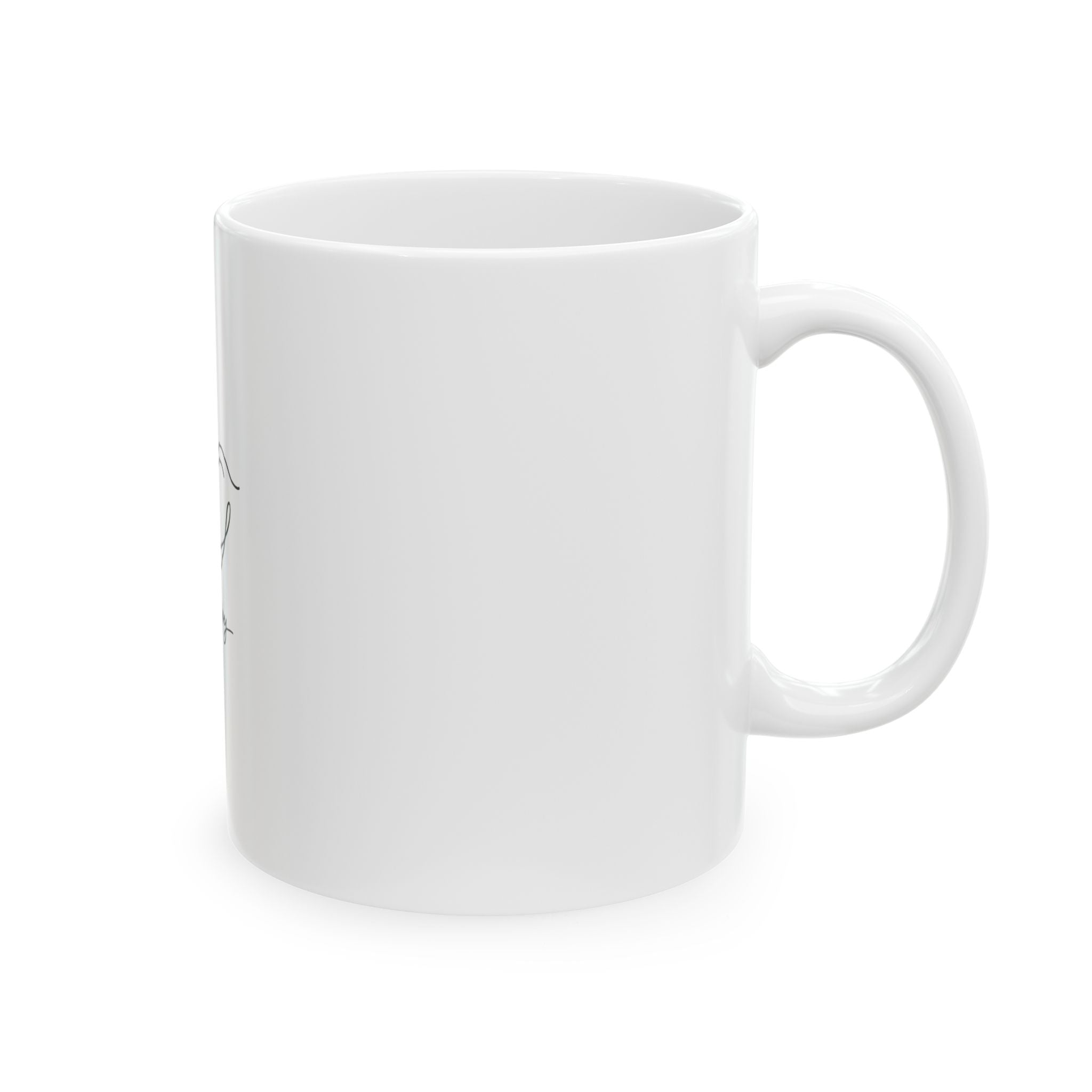 Choose Joy Ceramic Mug — Minimal Smiley Coffee Cup (11oz & 15oz)