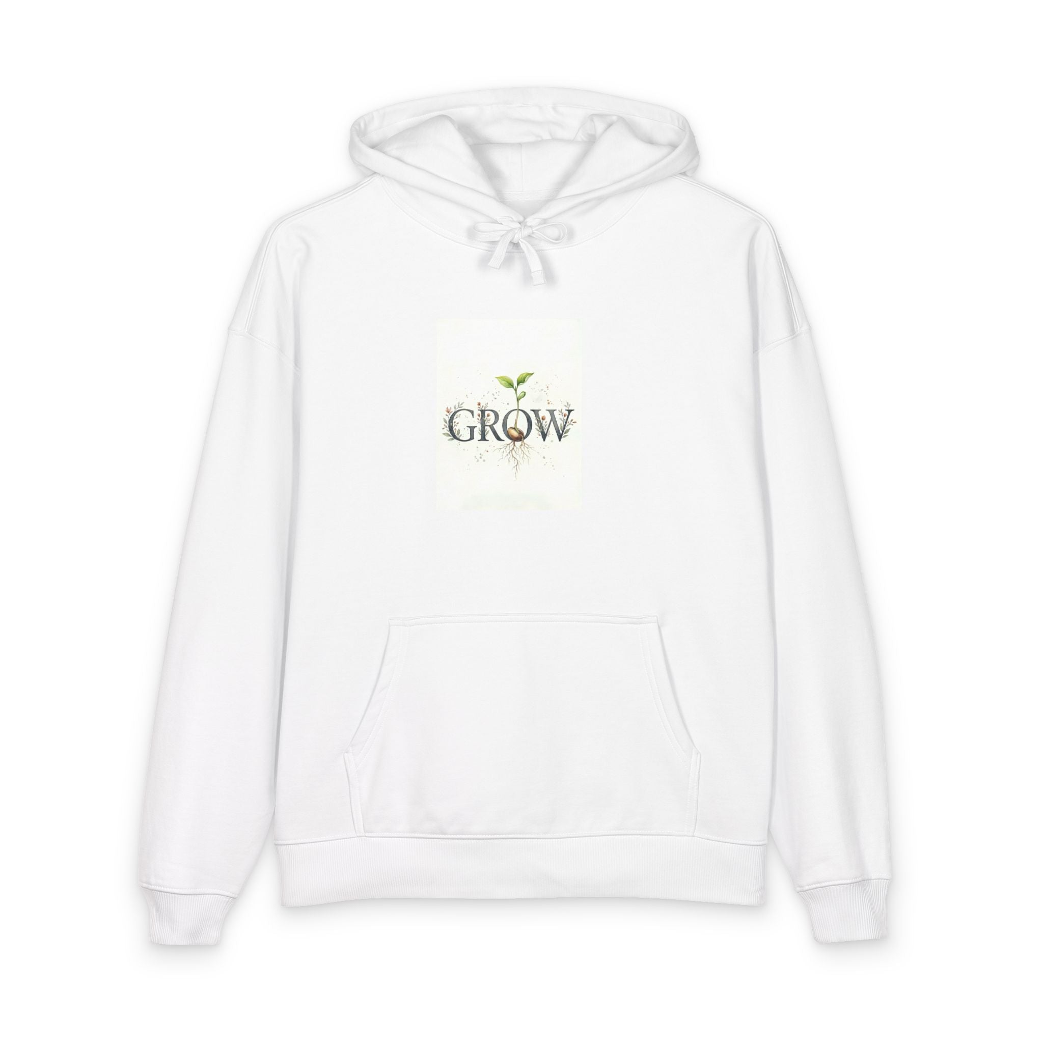Grow Seedling Hoodie — Organic Relaxed Plant Lover Hoodie