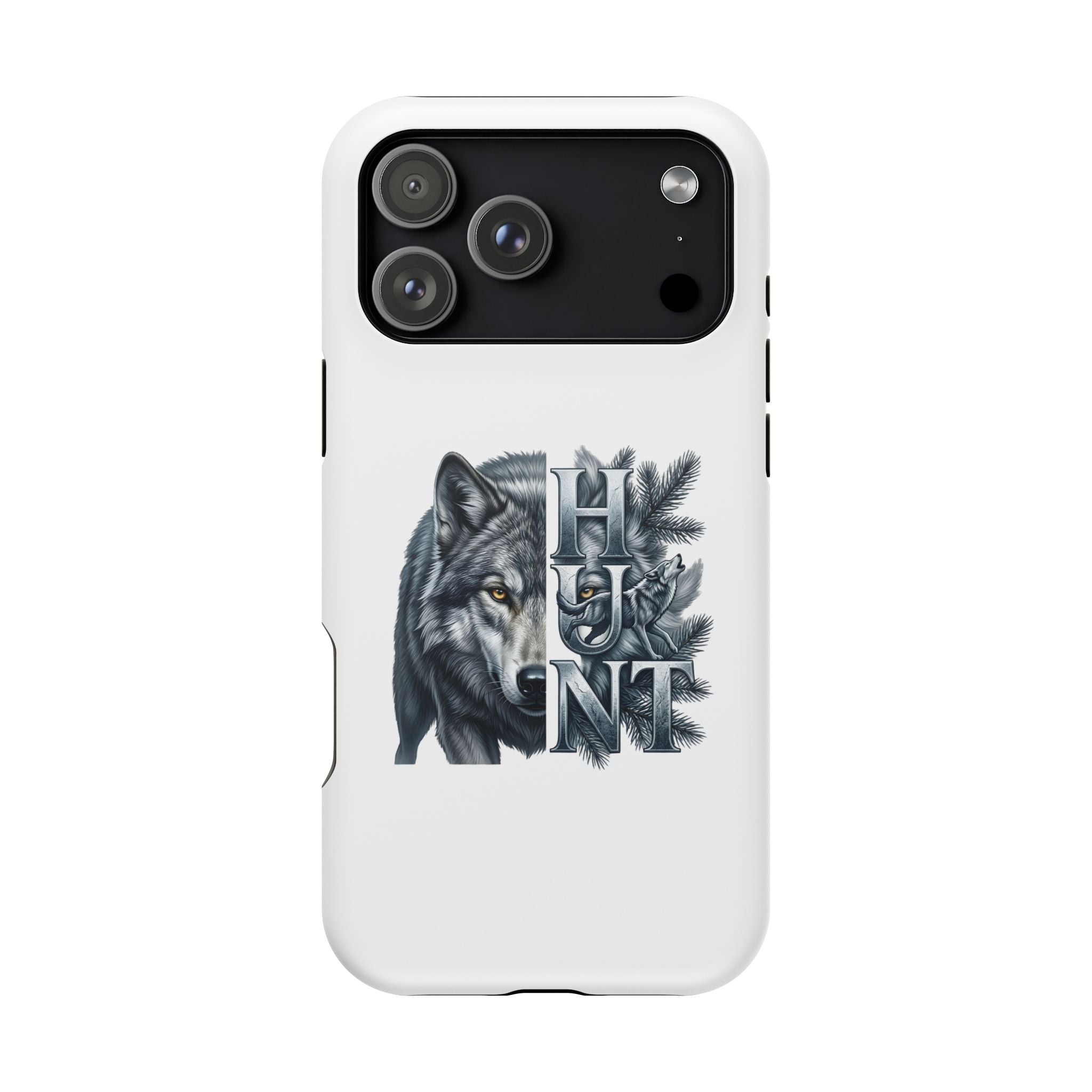 Wolf Crest Magnetic Impact-Resistant Phone Case