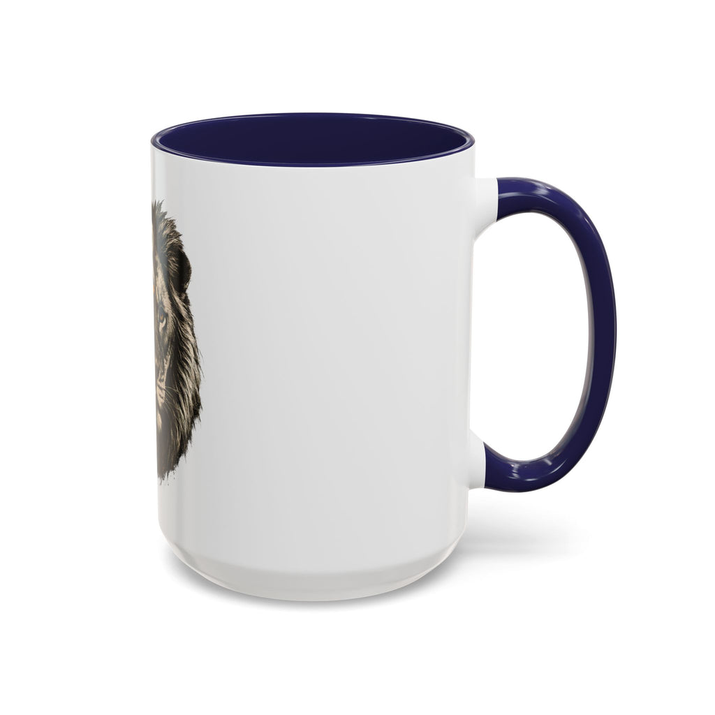 Power Doesn't Prove Itself Lion Accent Coffee Mug — Motivational 11/15oz Gift