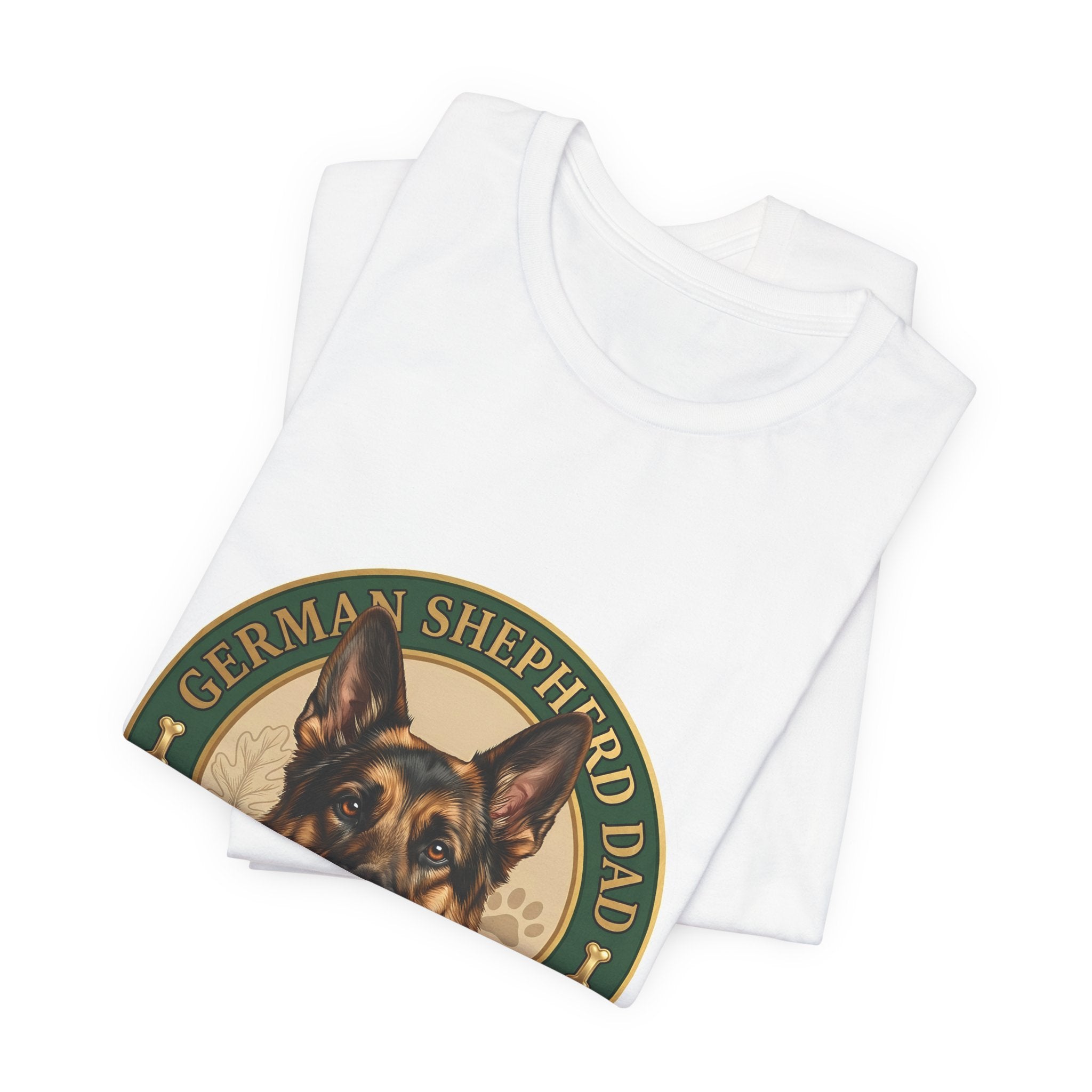 German Shepherd Dad T-Shirt — "Fur-Covered Chaos Coordinator" Dog Lover Tee