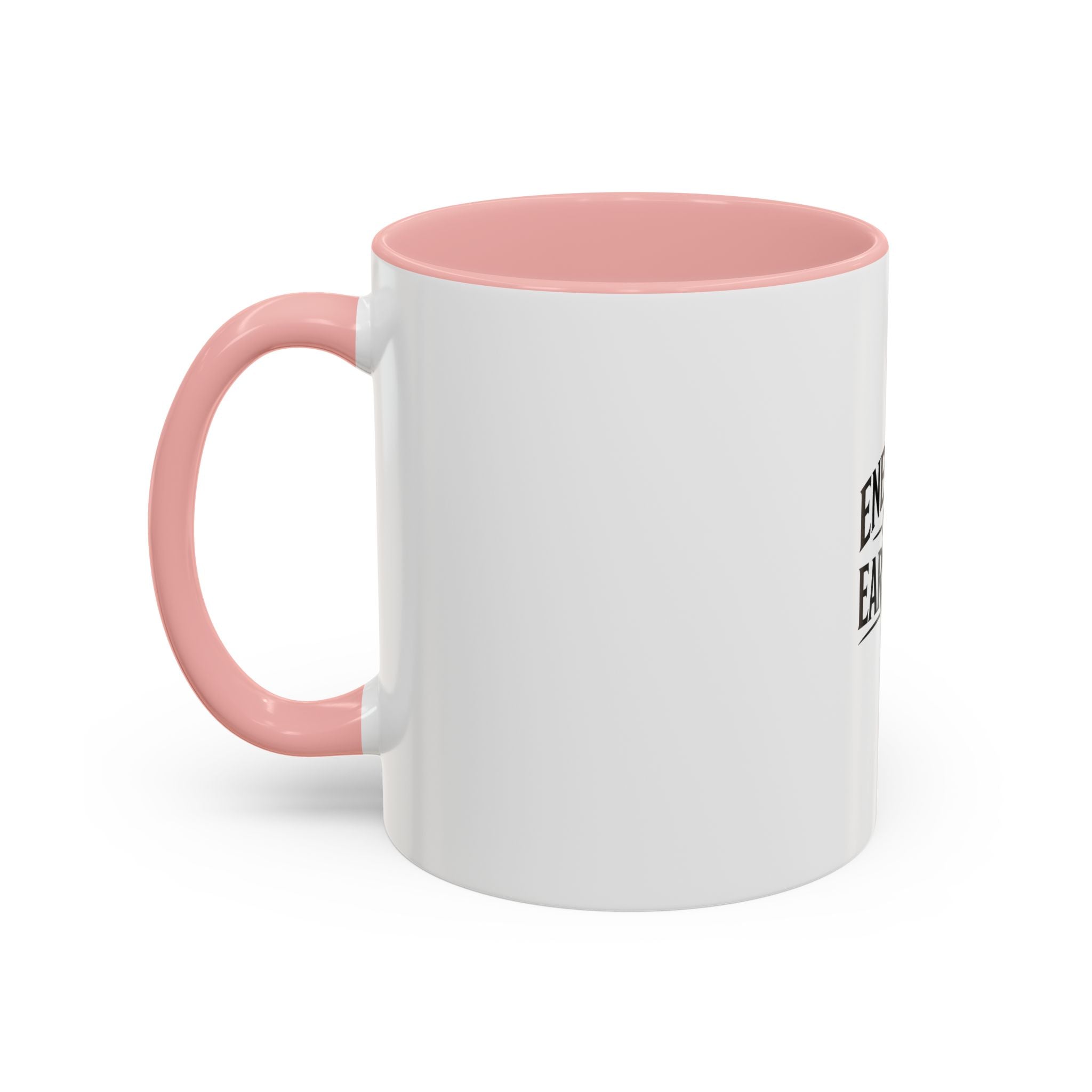 Energy Is Earned Coffee Mug — Motivational Lion Accent Mug (11/15oz)