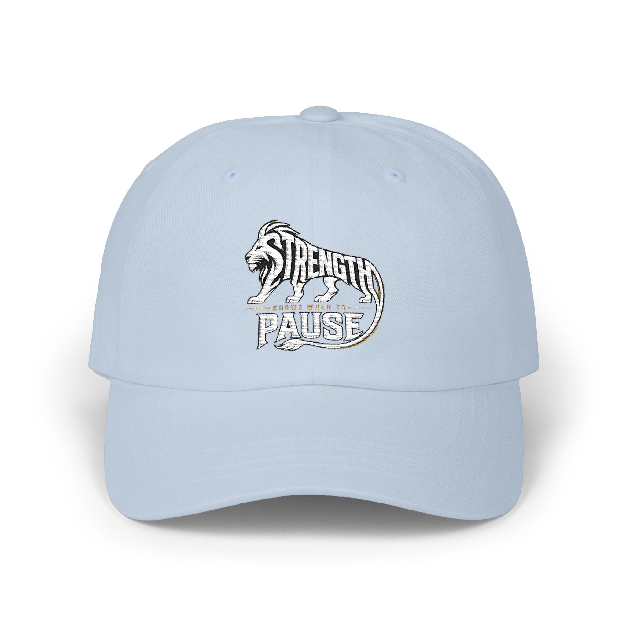 Dad Cap — 'Strength in Paws' Embroidered Bear Logo