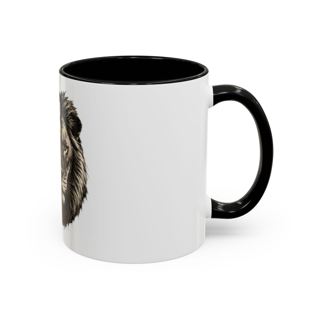 Power Doesn't Prove Itself Lion Accent Coffee Mug — Motivational 11/15oz Gift