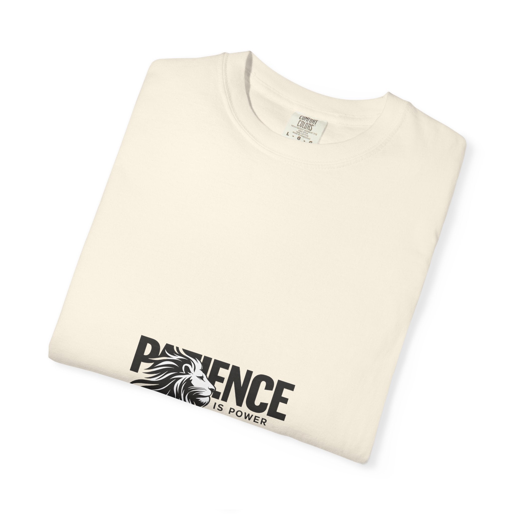 Patience Is Power Lion Graphic T-Shirt
