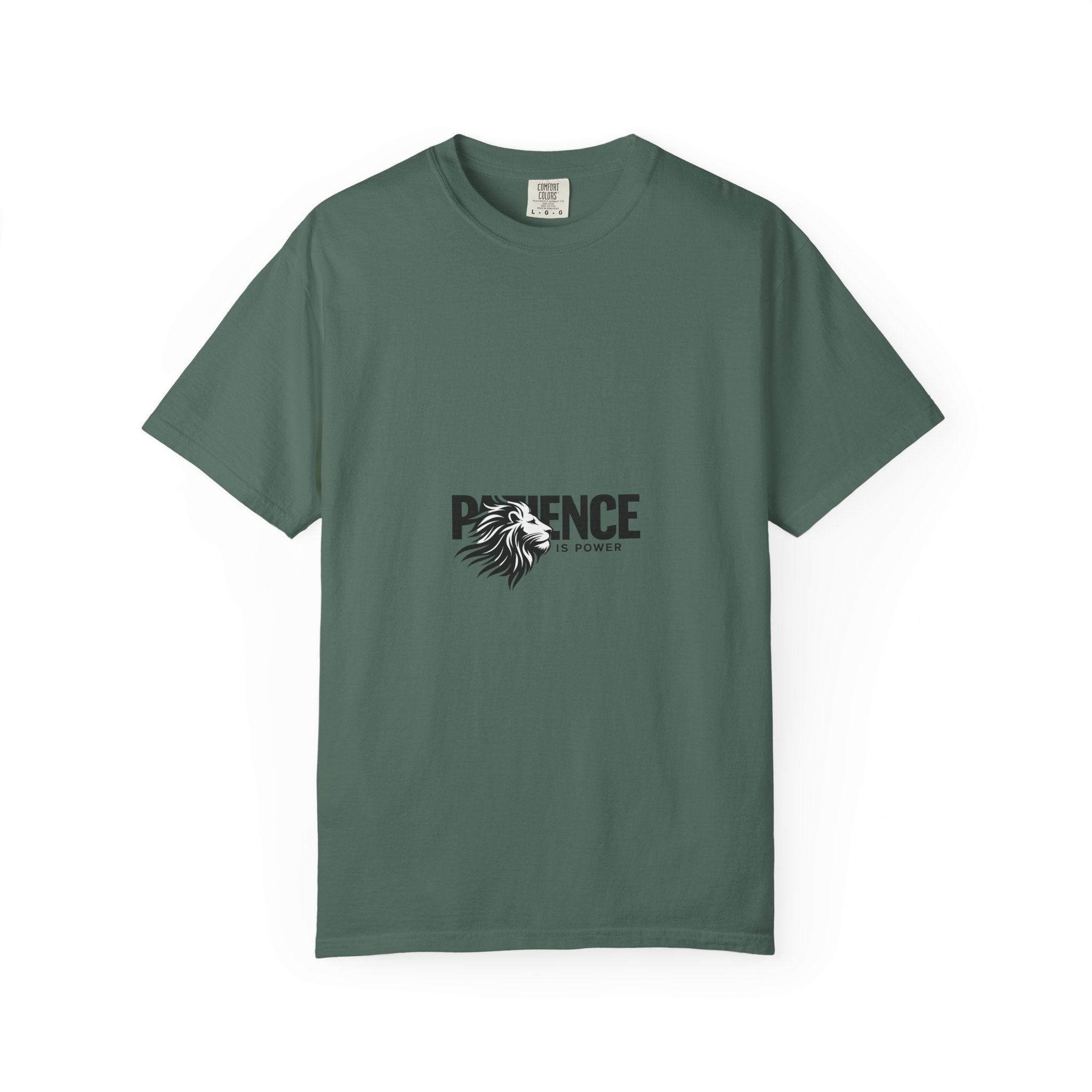 Patience Is Power Lion Graphic T-Shirt