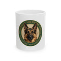 German Shepherd Dad Ceramic Mug — “Fur-Covered Chaos Coordinator” Coffee Cup (11oz/15oz)