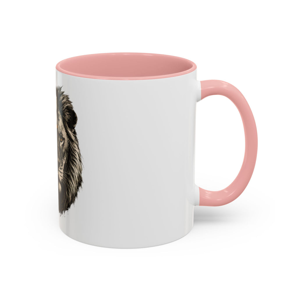 Power Doesn't Prove Itself Lion Accent Coffee Mug — Motivational 11/15oz Gift