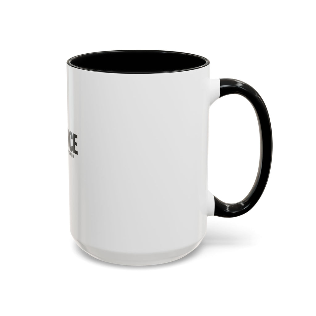 Patience Is Power Lion Coffee Mug — Inspirational Accent Mug (11/15oz)