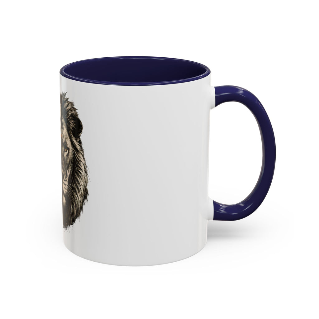 Power Doesn't Prove Itself Lion Accent Coffee Mug — Motivational 11/15oz Gift