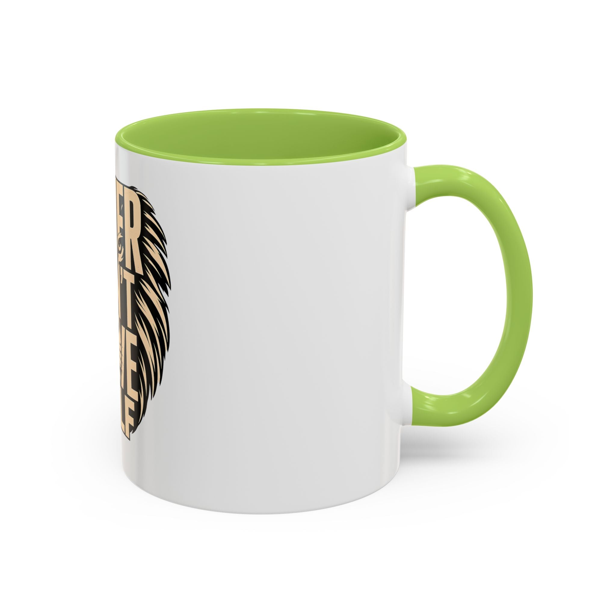 Power Doesn't Prove Itself Lion Accent Coffee Mug — Motivational 11/15oz