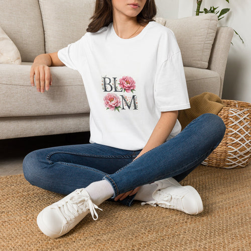 Bloom Floral T-Shirt — Pink Peony Garden Tee