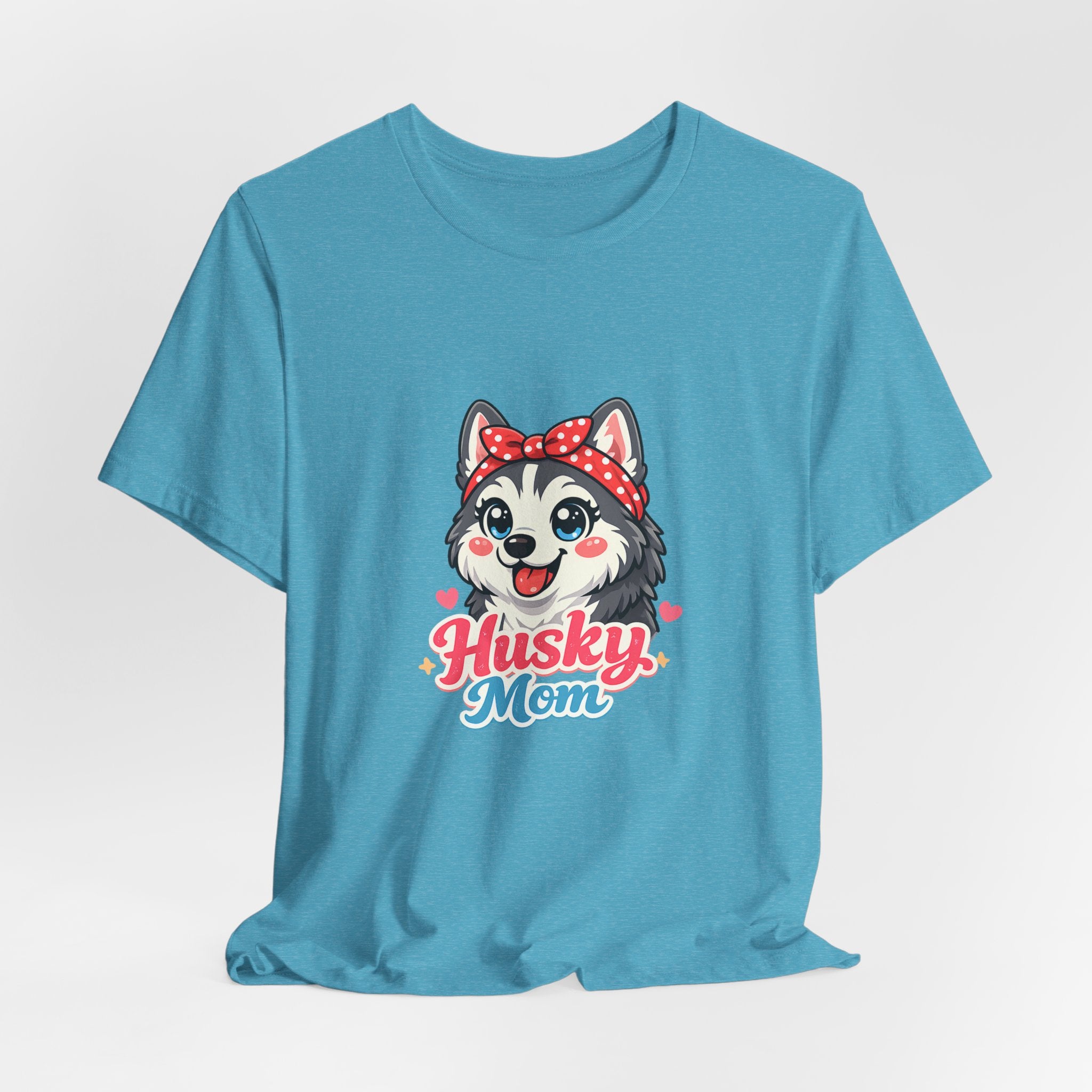 Husky Mom T-Shirt — Cute Cartoon Husky Mom Tee