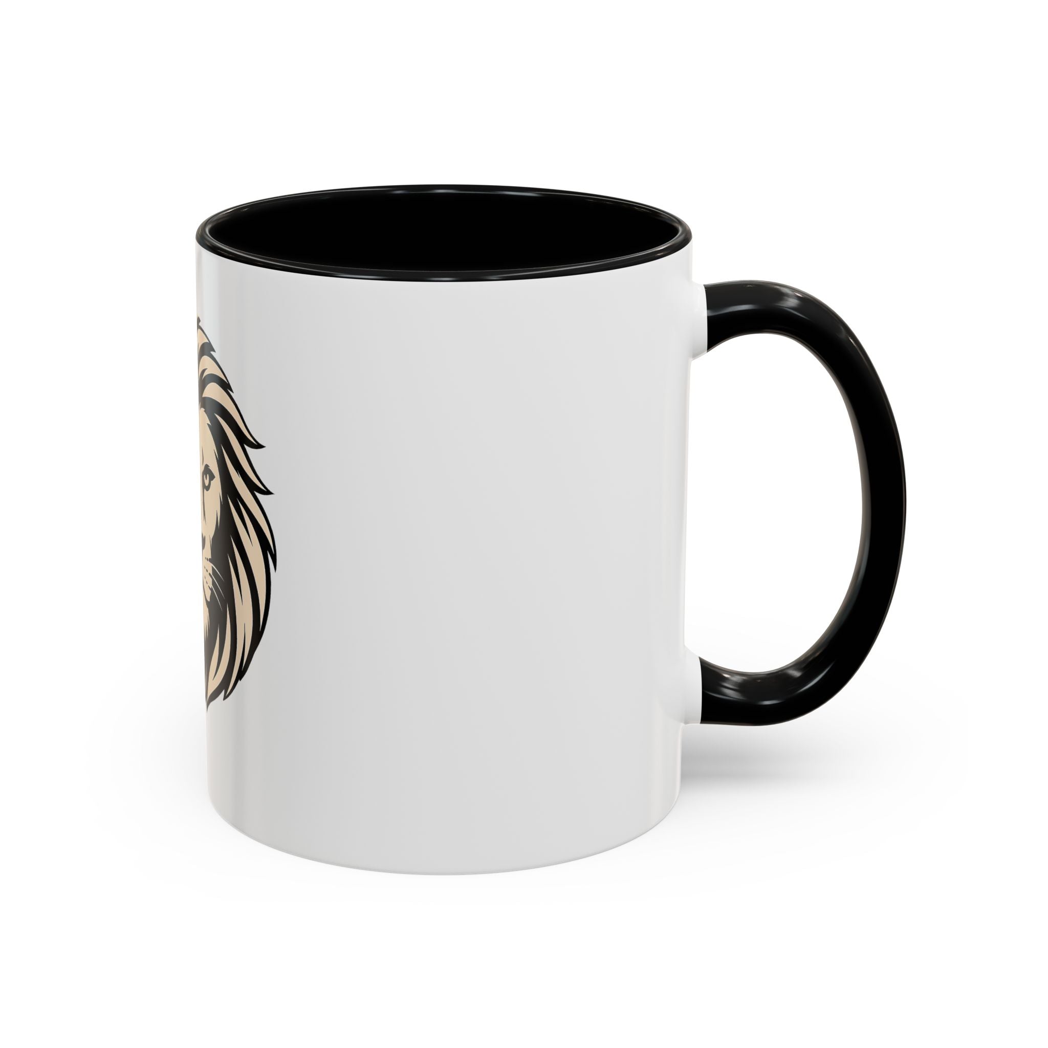 Power Doesn't Prove Itself Lion Coffee Mug — Motivational Accent Mug (11/15 oz)