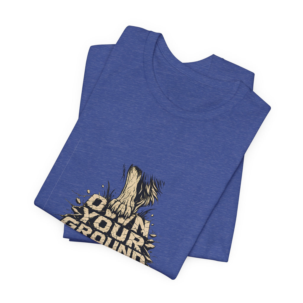 Own Your Ground T‑Shirt — Bold Eagle Graphic Tee
