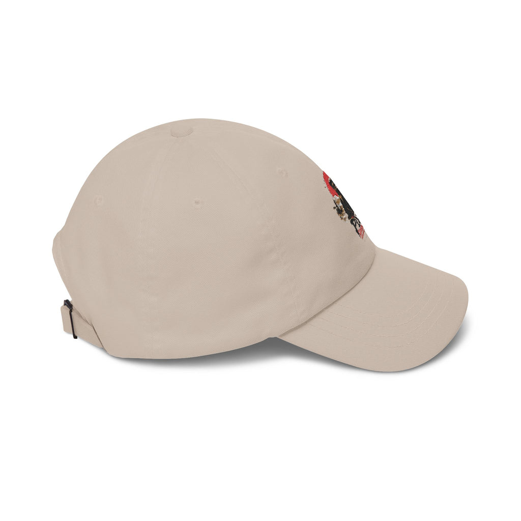 Pug Samurai Dad Cap – Cute Japanese Dog Graphic Baseball Hat