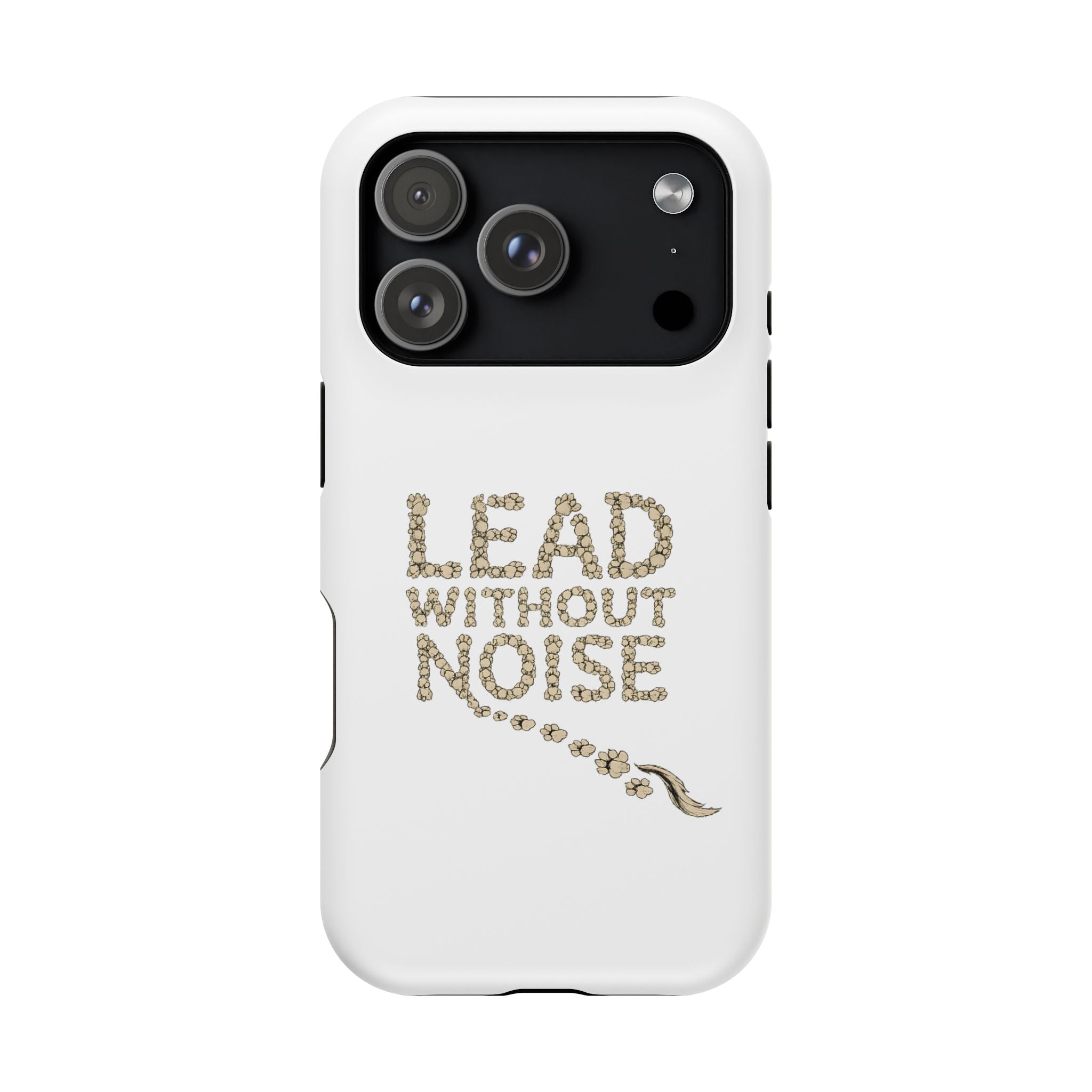 Phone Case — "Lead Without Noise" Minimalist Magnetic Impact-Resistant Case