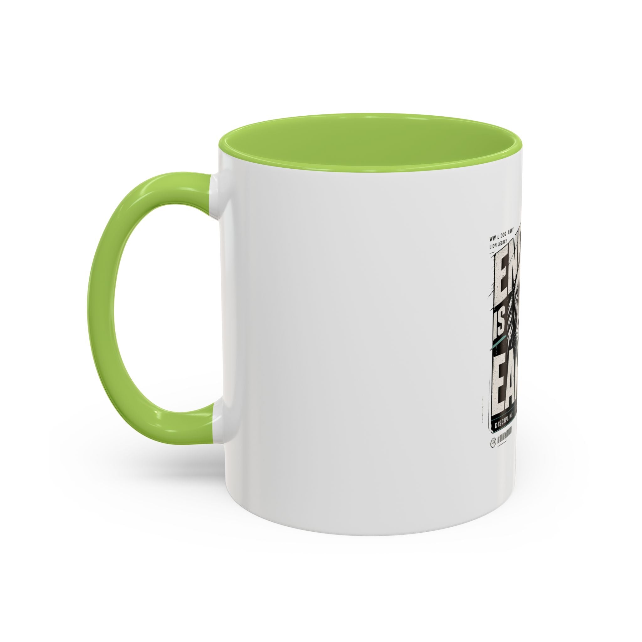 Energy Is Earned Lion Coffee Mug — Motivational Gym & Fitness Mug (11/15oz)