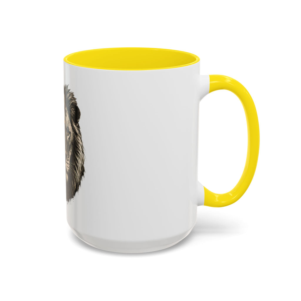 Power Doesn't Prove Itself Lion Accent Coffee Mug — Motivational 11/15oz Gift