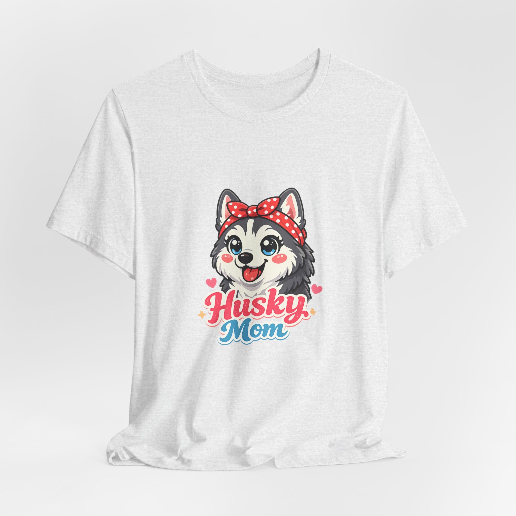 Husky Mom T-Shirt — Cute Cartoon Husky Mom Tee