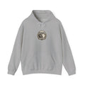 Patience Vintage Crest Hoodie — Inspirational Retro Emblem Sweatshirt