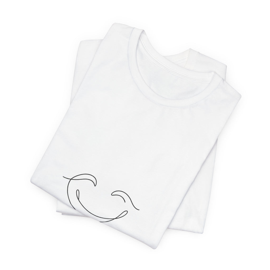 Choose Joy Smiley T-Shirt — Minimalist Positive Vibes Tee