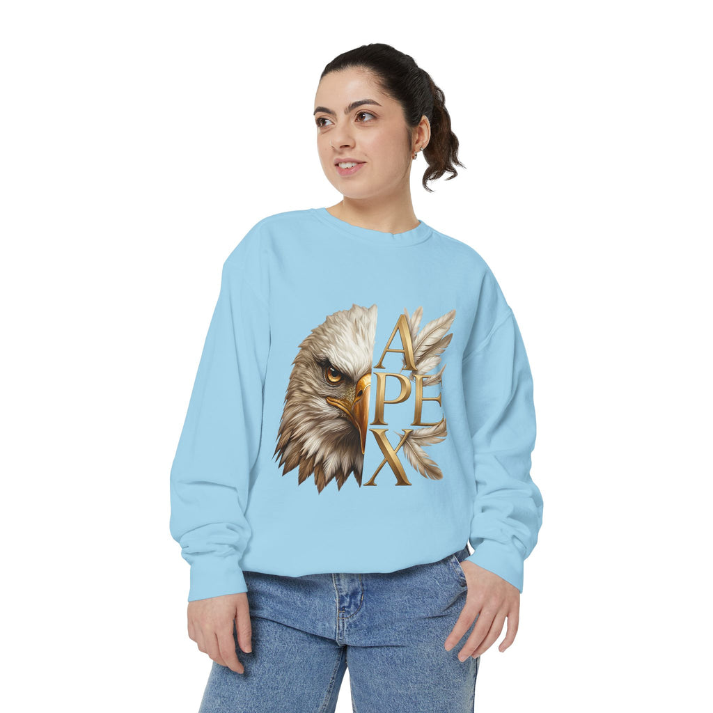 Eagle Apex Sweatshirt — Bold Patriotic Eagle Graphic Crewneck