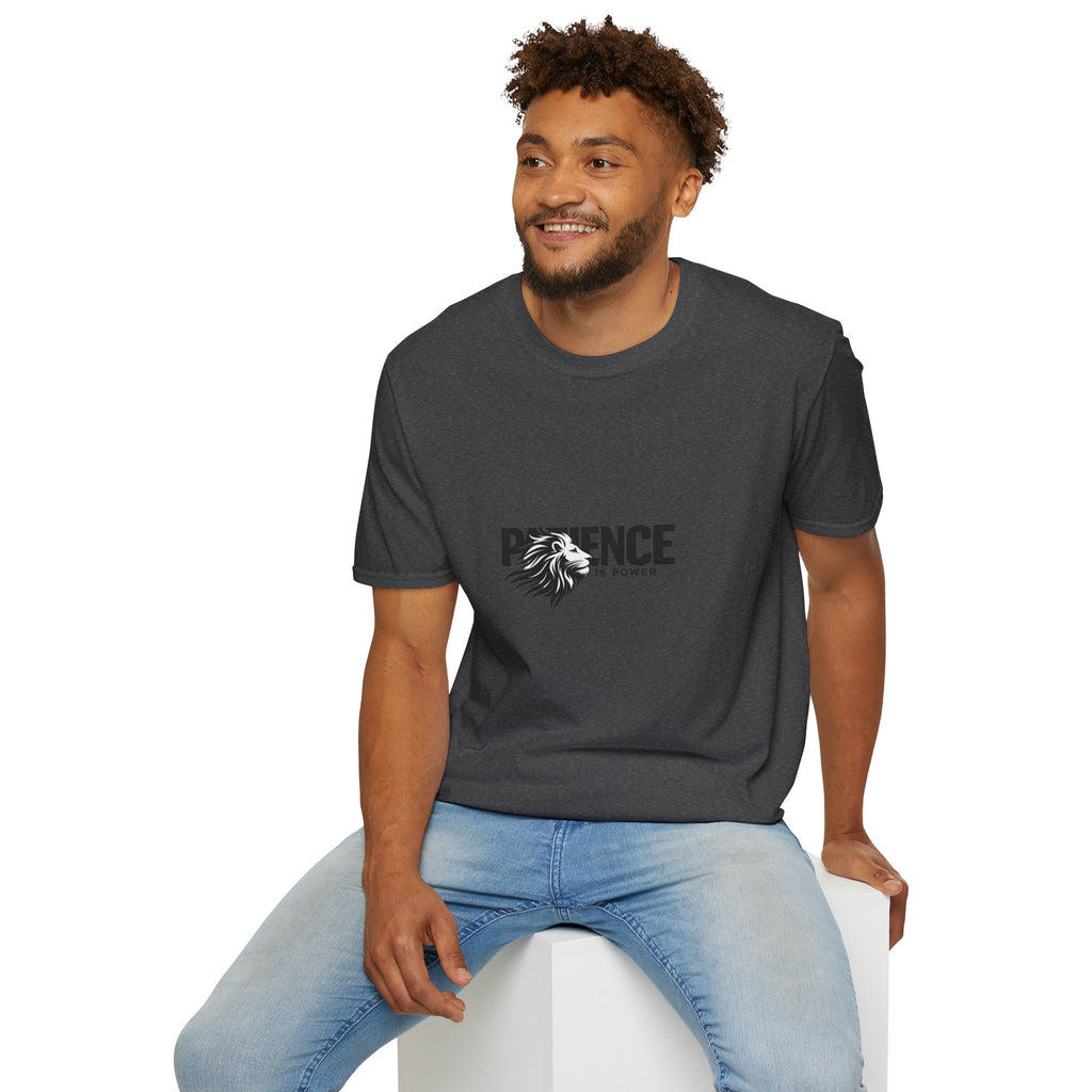 Patience Is Power Lion T-Shirt — Motivational Graphic Tee