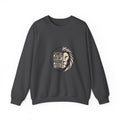 Crewneck Sweatshirt — "Power Doesn't Prove Itself" Lion Graphic Motivational Pullover