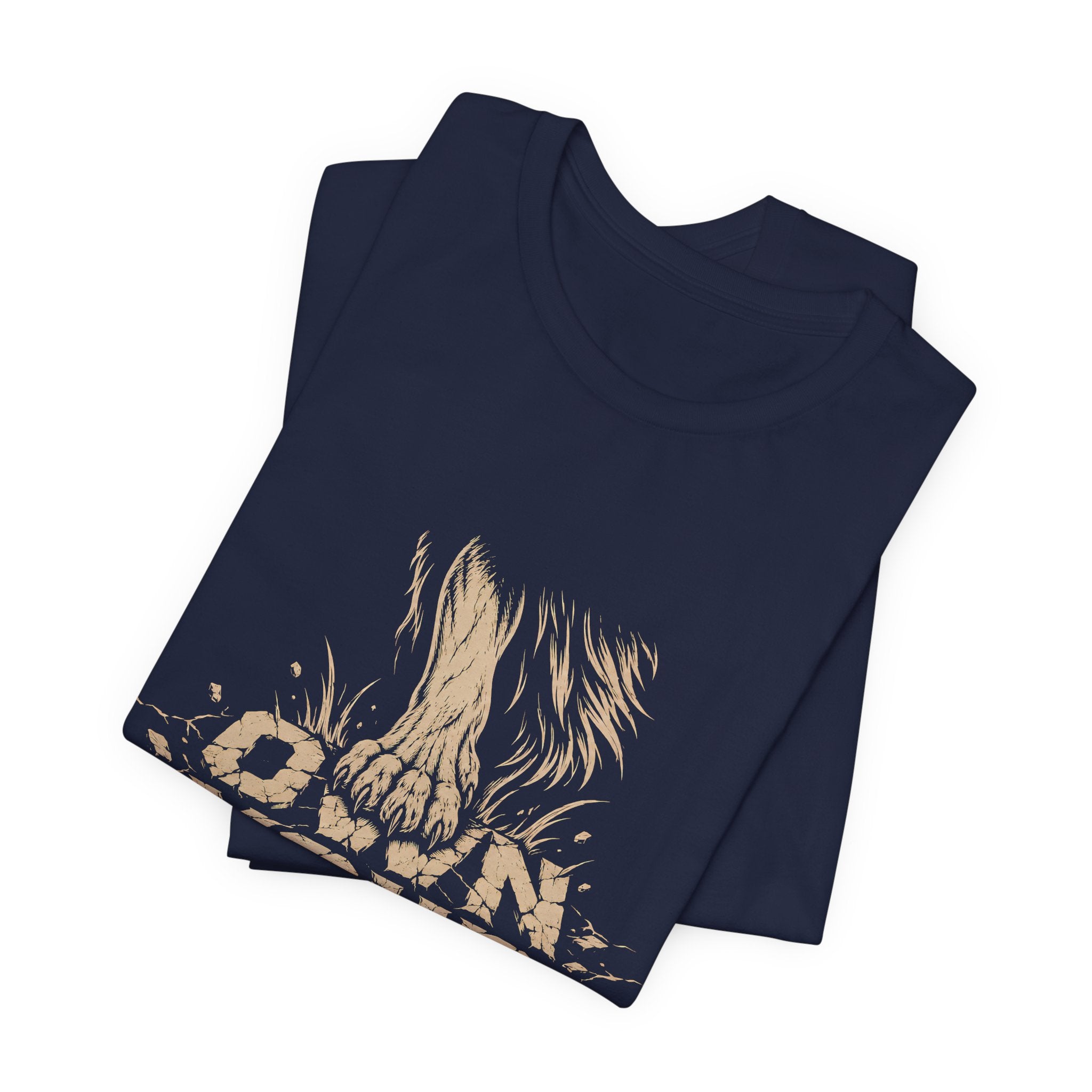 T‑Shirt — Own Your Ground Graphic Tee (Boot Print Design)
