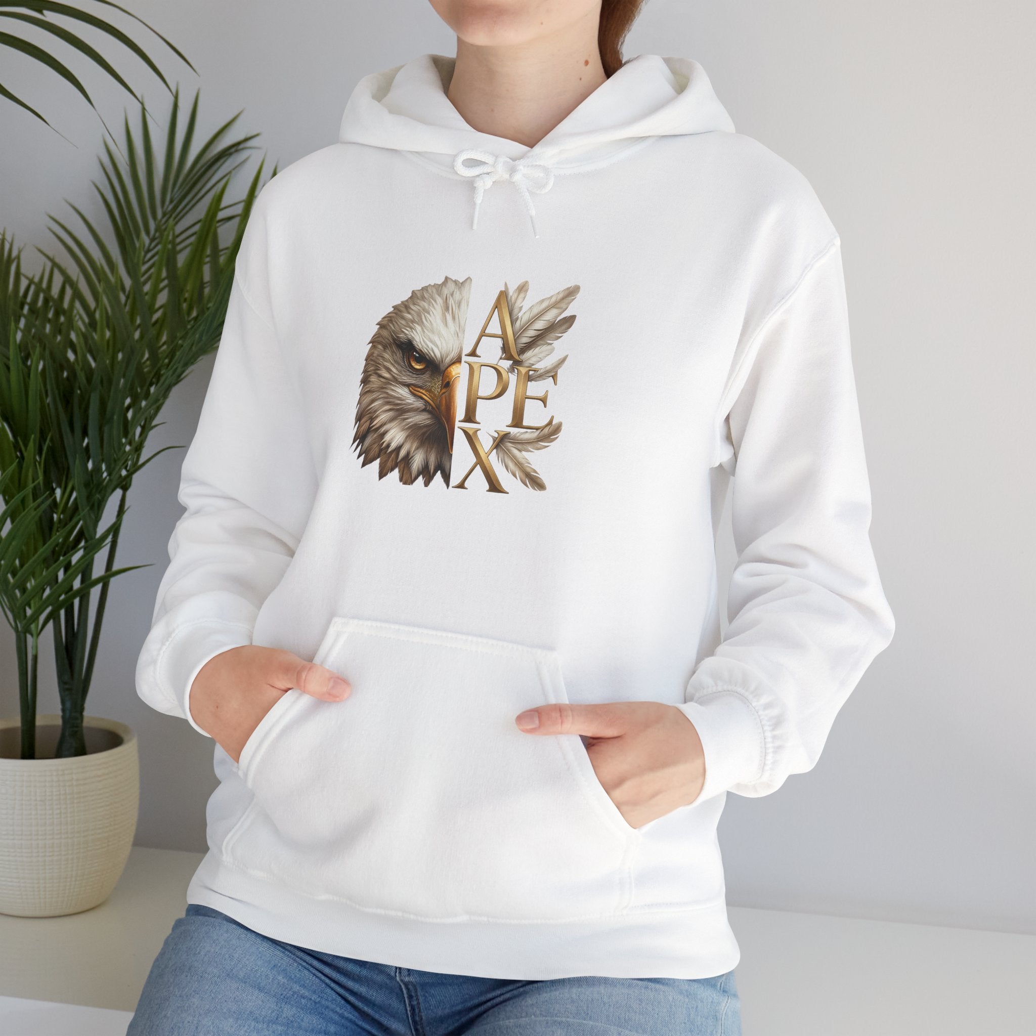 Apex Eagle Hoodie – Vintage Eagle Head Graphic Pullover