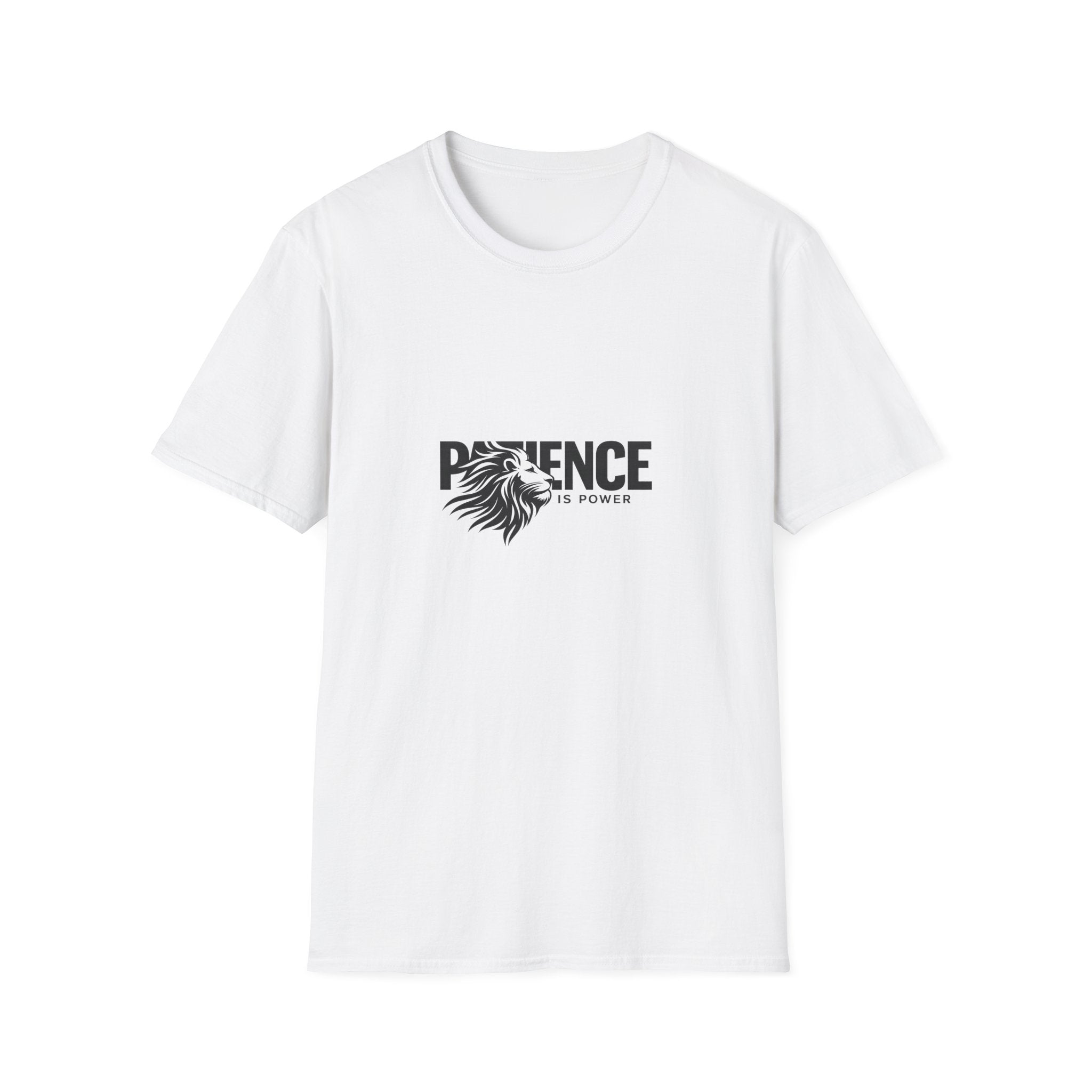 Patience Is Power Lion T-Shirt — Motivational Graphic Tee