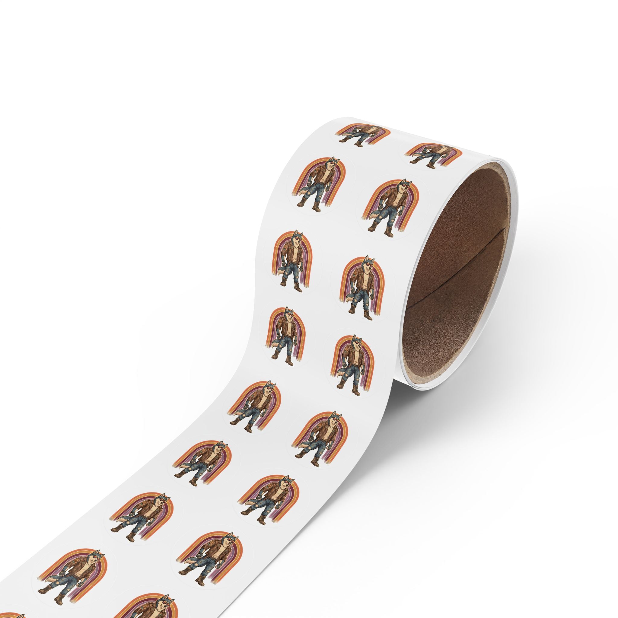 Round Sticker Label Rolls