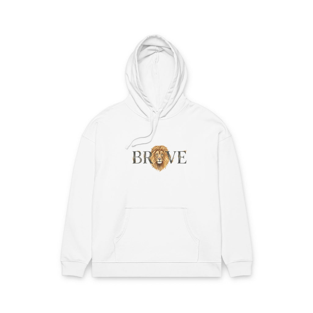 Brave Lion Hoodie — Inspirational Graphic Pullover