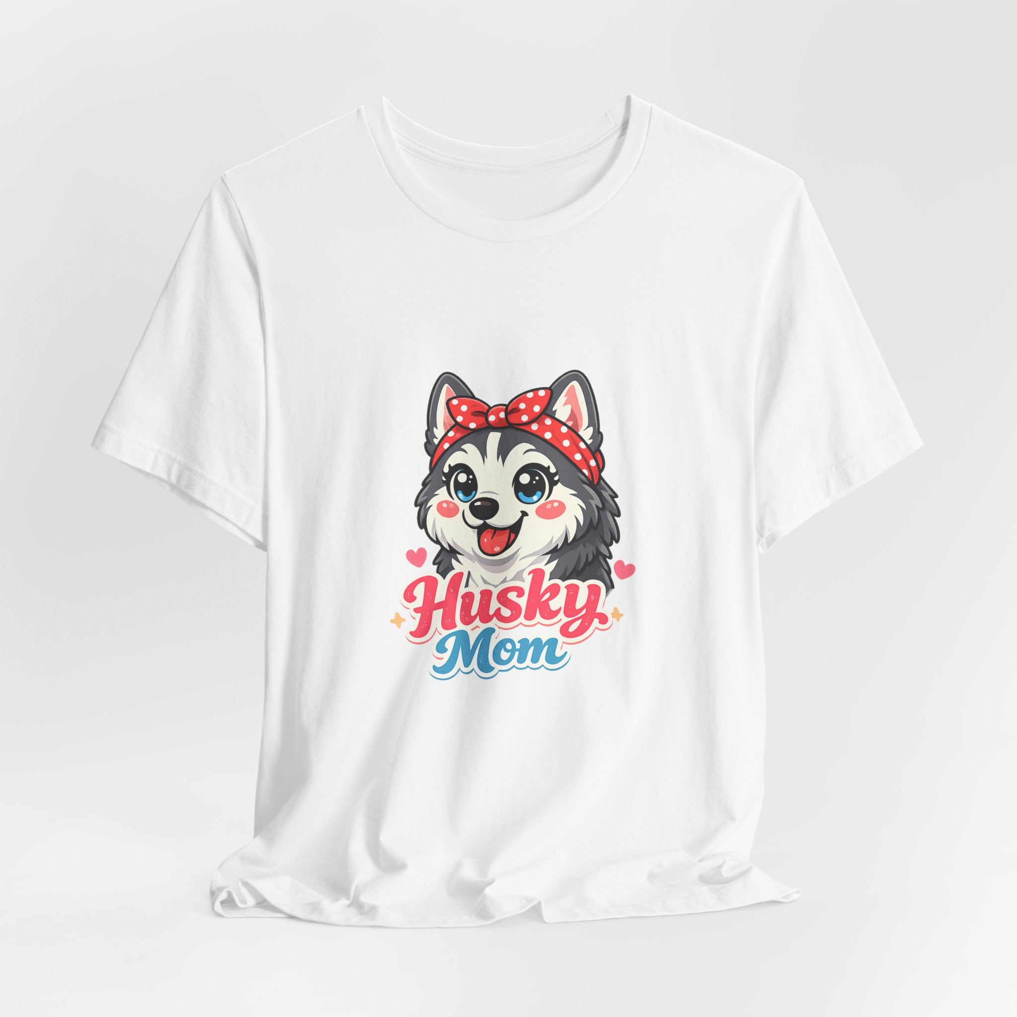 Husky Mom T-Shirt — Cute Cartoon Husky Mom Tee