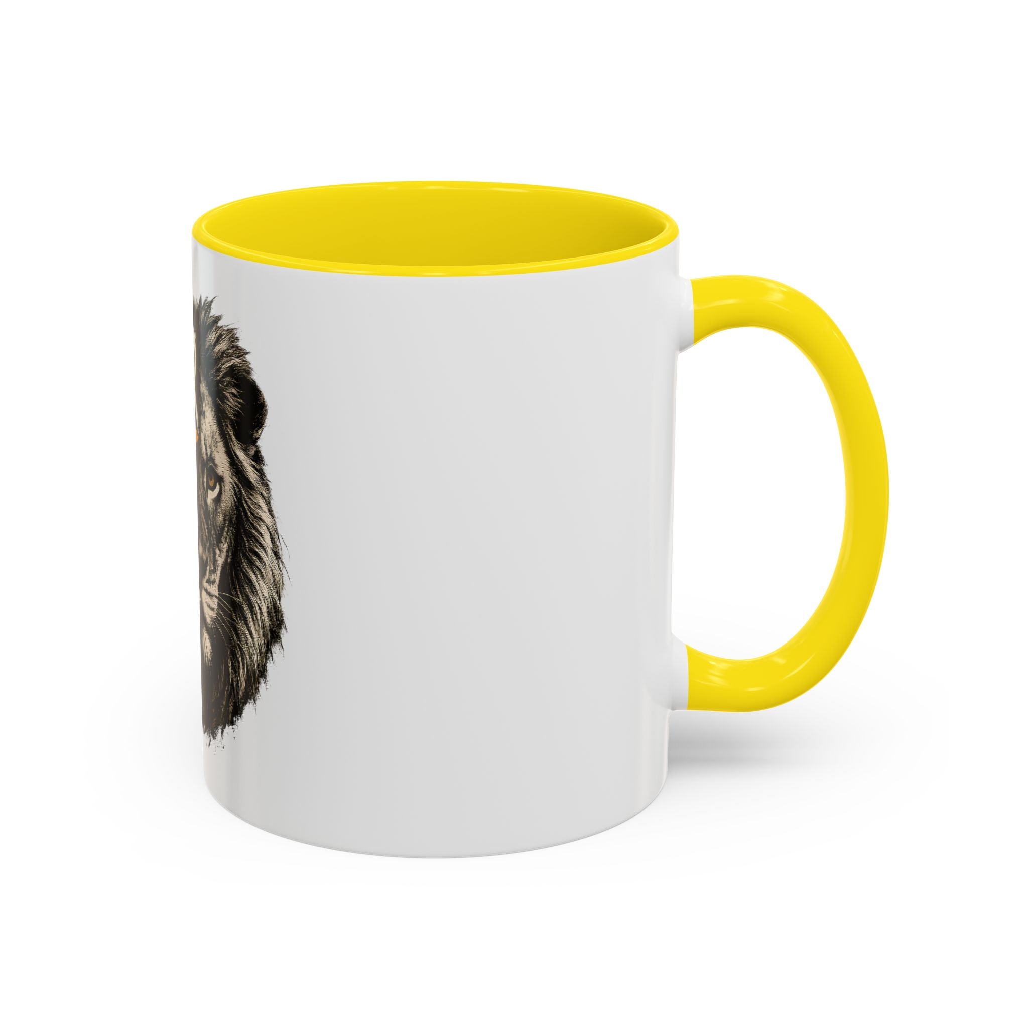 Power Doesn't Prove Itself Lion Accent Coffee Mug — Motivational 11/15oz Gift