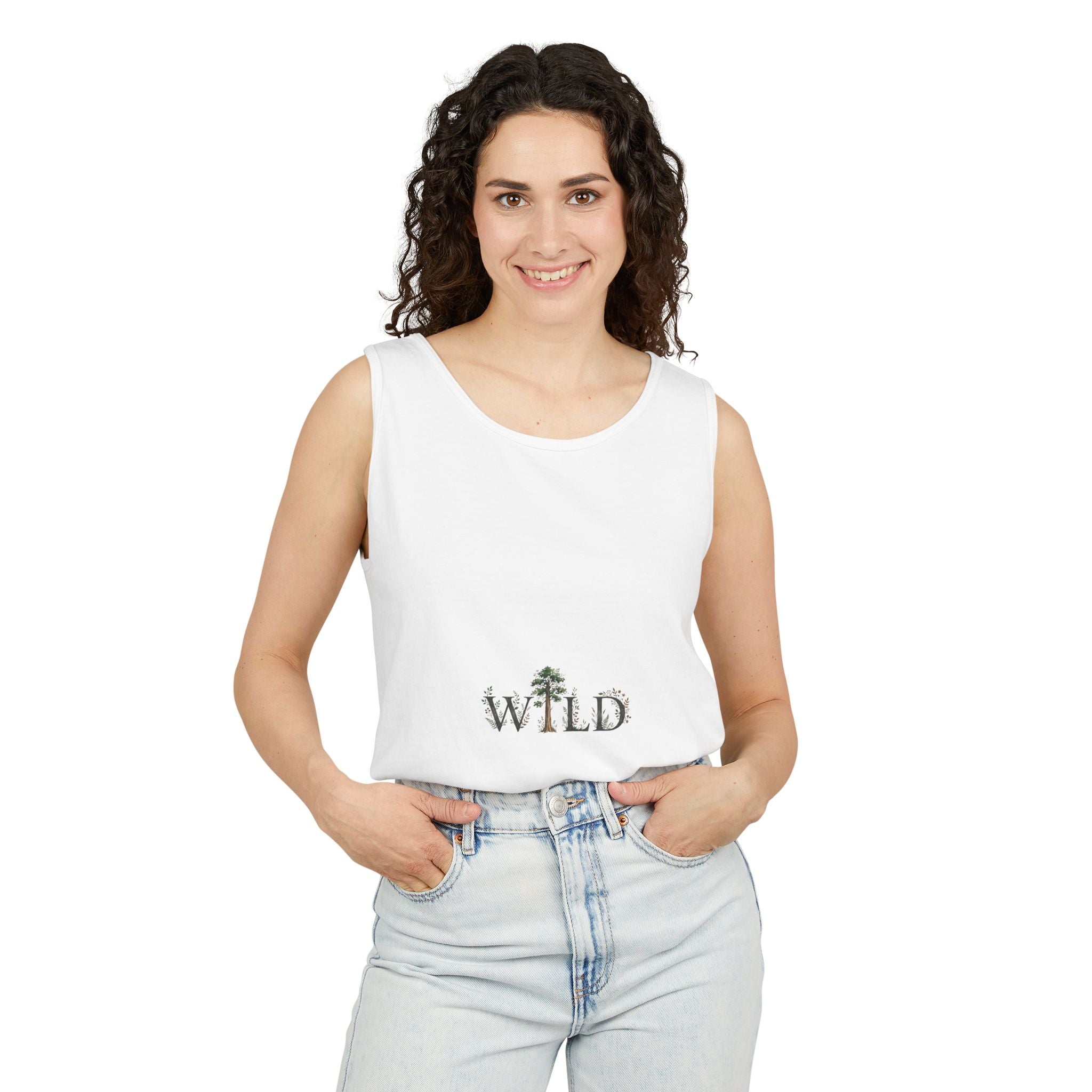 Wild Forest Tank Top — Nature Graphic Tank for Outdoor Lovers