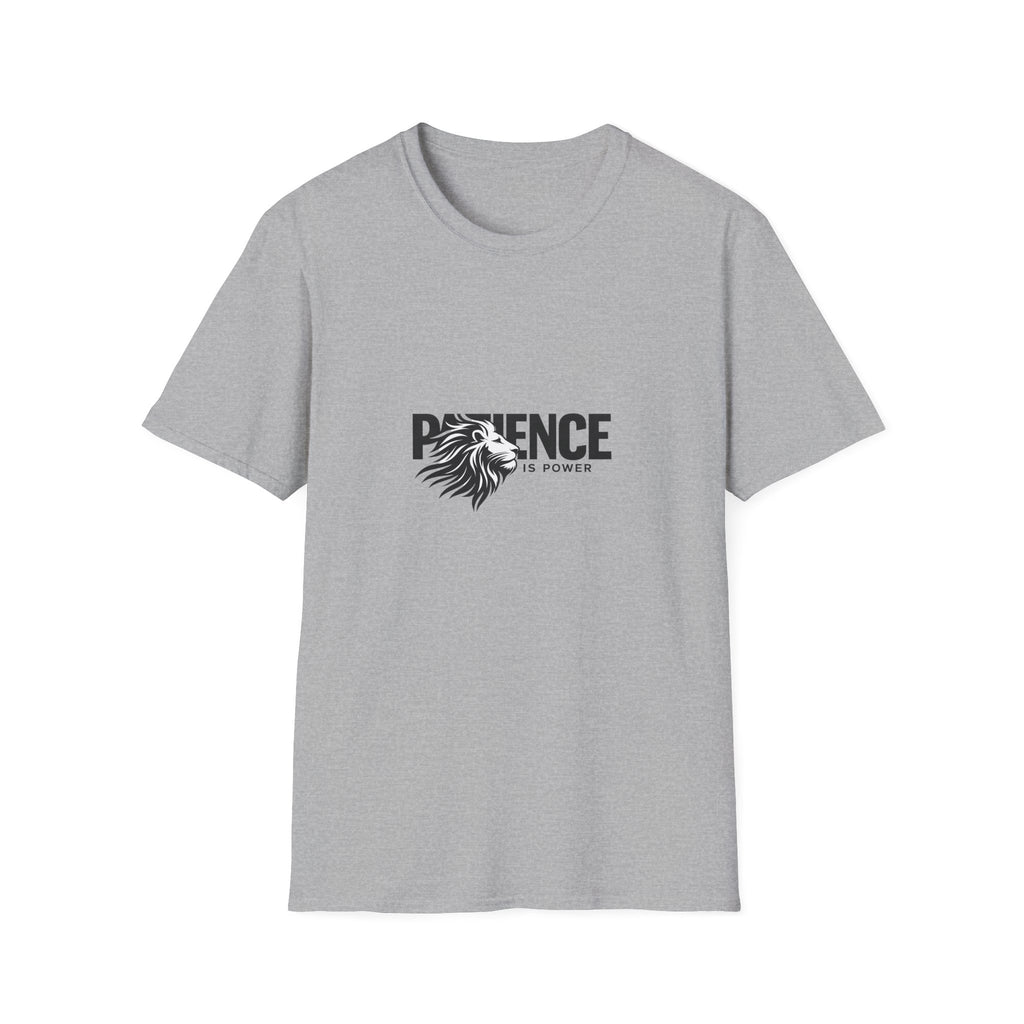 Patience Is Power Lion T-Shirt — Motivational Graphic Tee