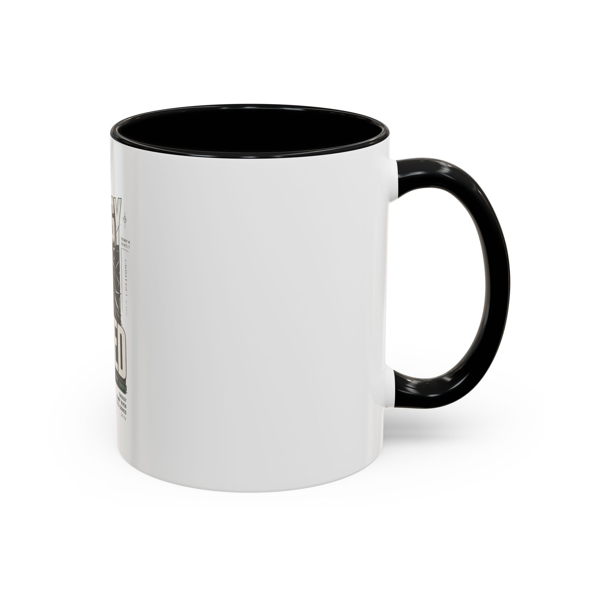 Energy Is Earned Lion Coffee Mug — Motivational Gym & Fitness Mug (11/15oz)