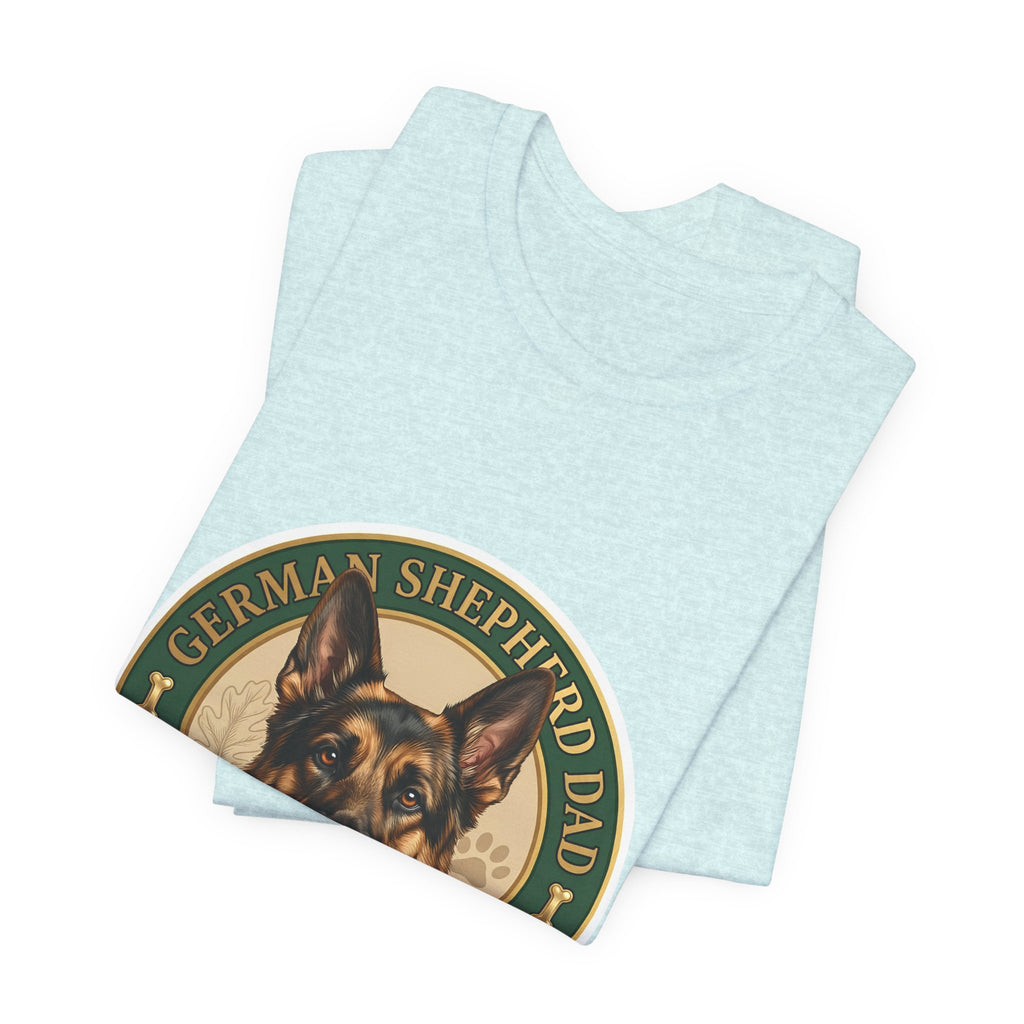 German Shepherd Dad T-Shirt — "Fur-Covered Chaos Coordinator" Dog Lover Tee