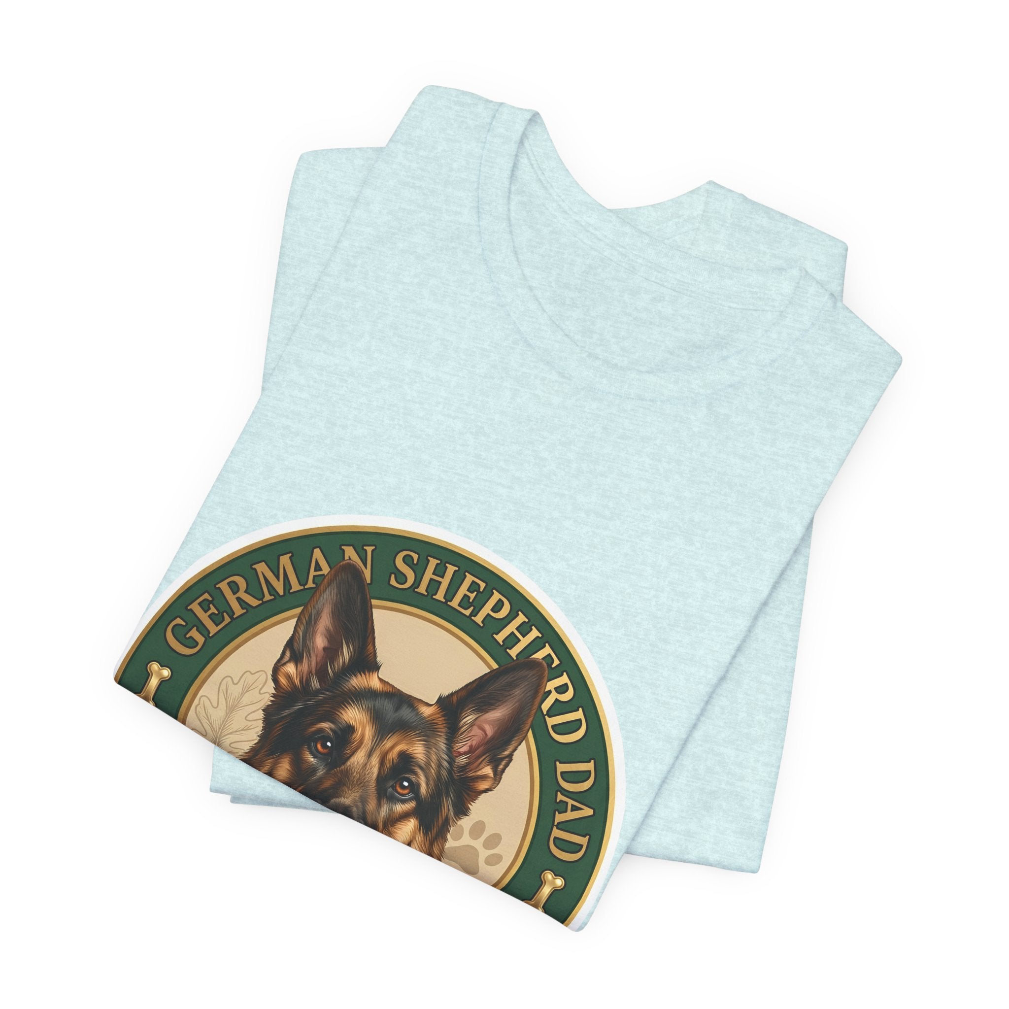 German Shepherd Dad T-Shirt — "Fur-Covered Chaos Coordinator" Dog Lover Tee