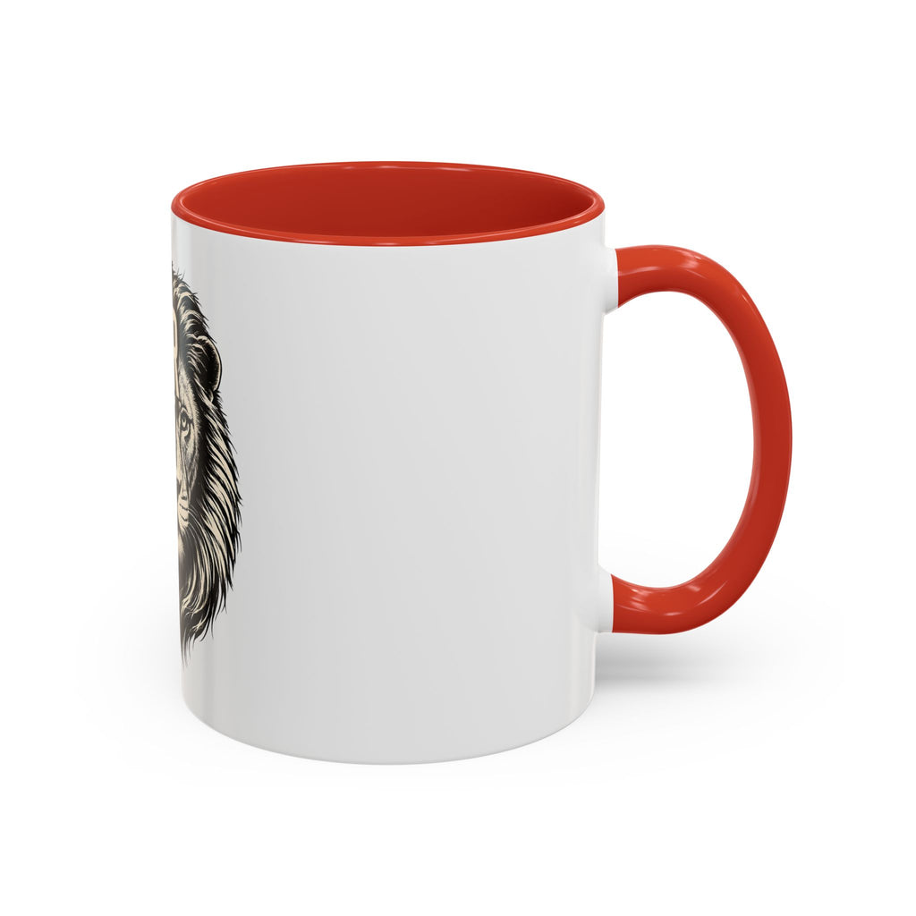 Power Doesn't Prove Itself Lion Coffee Mug — Motivational Accent Mug (11/15 oz)