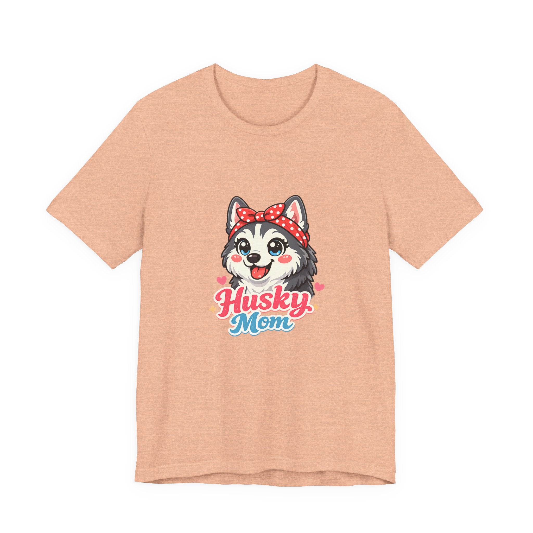 Husky Mom T-Shirt — Cute Cartoon Husky Mom Tee