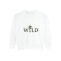 WILD Nature Graphic Sweatshirt — Tree & Wildlife Lettering Crewneck
