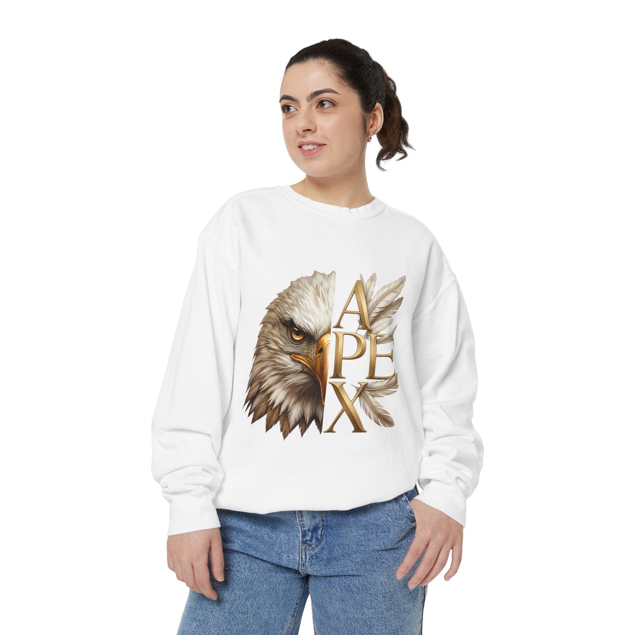 Eagle Apex Sweatshirt — Bold Patriotic Eagle Graphic Crewneck