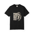 Lion 'Power Doesn't Prove Itself' Graphic T-Shirt