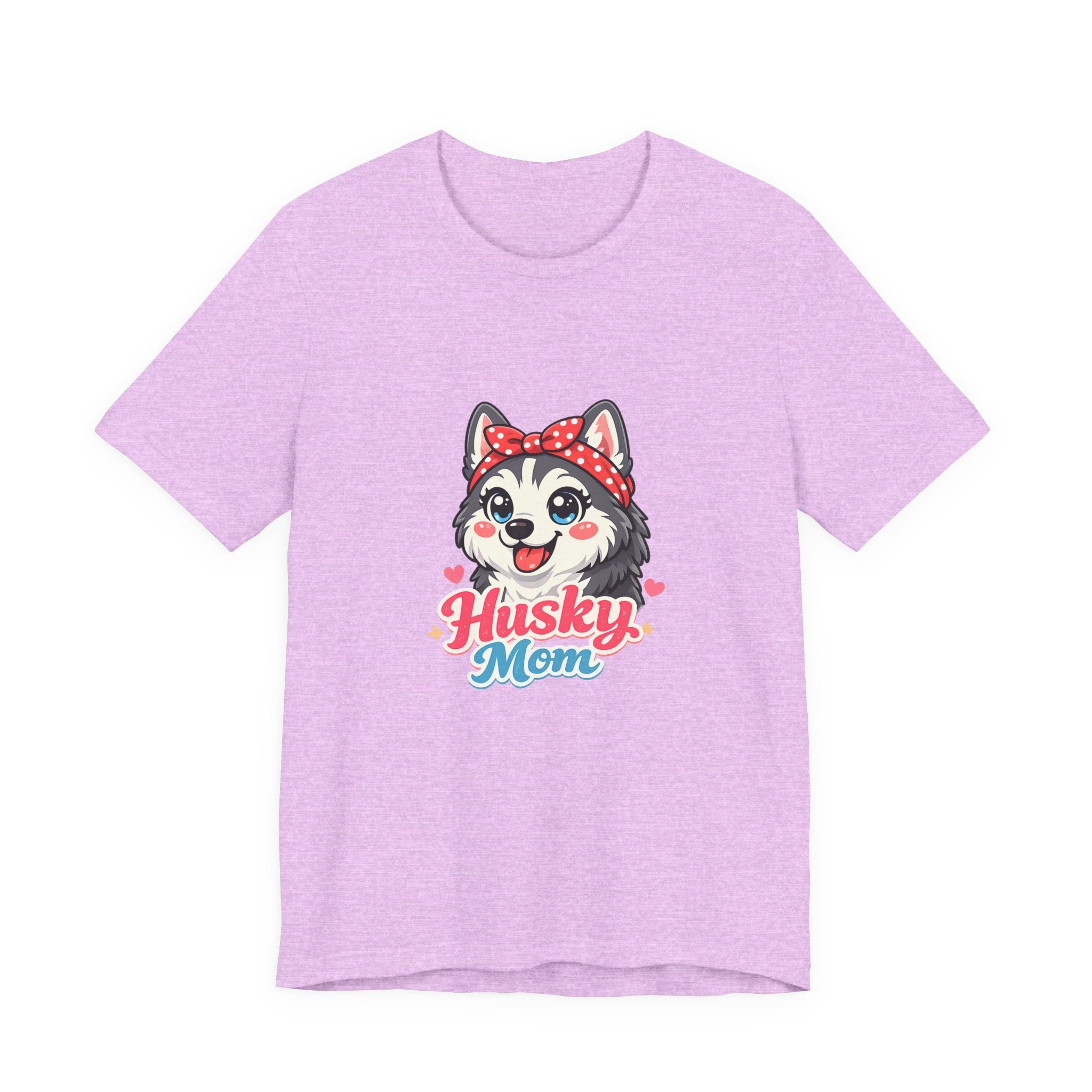Husky Mom T-Shirt — Cute Cartoon Husky Mom Tee